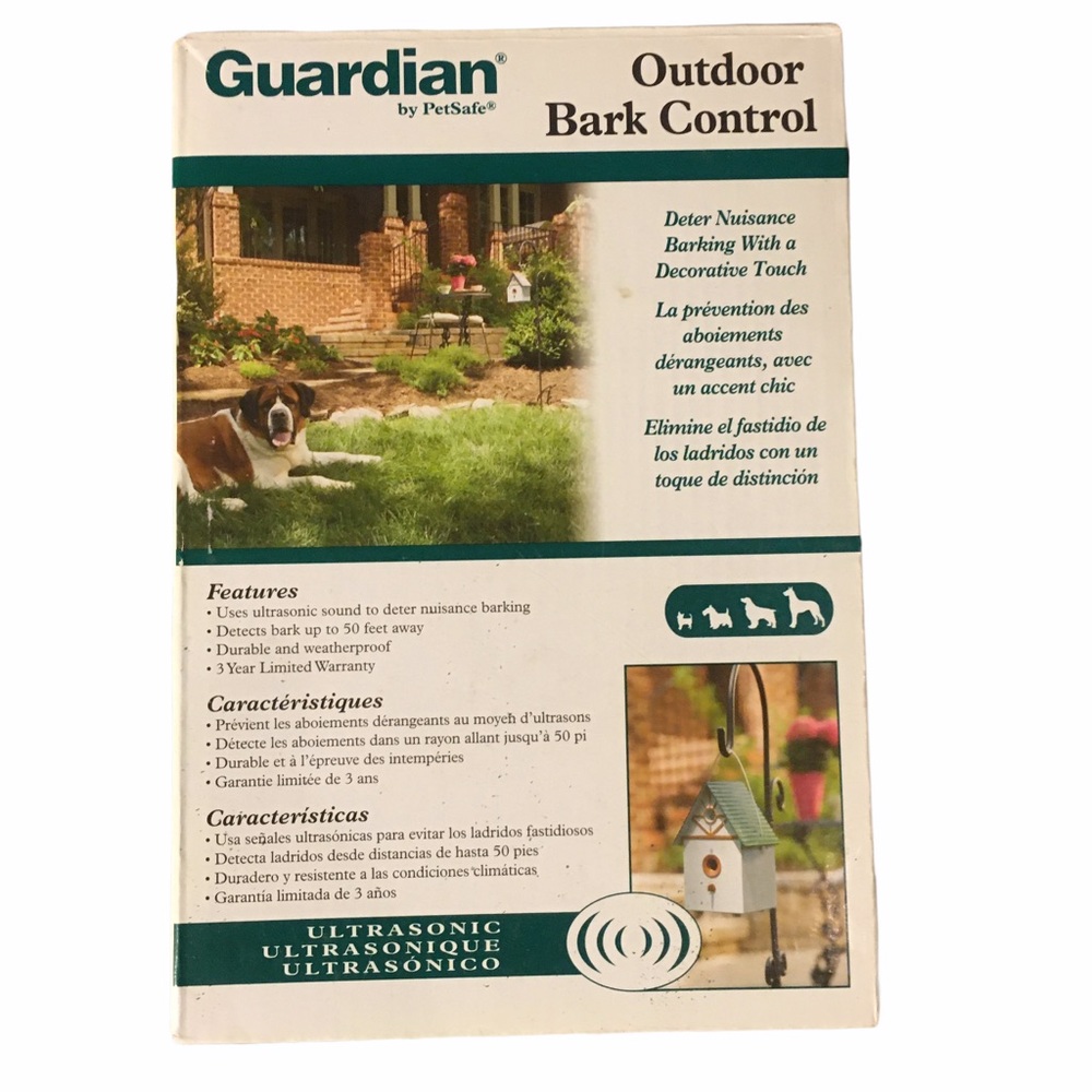 Guardian Outdoor bark control.